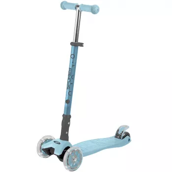 SPOKEY Plier 3-rattaline tasakaalutõukeratas lastele, sinine, kallutamisega juhtimine, LED-ratastega, reguleeritav rool 62-72 cm, max 50 kg