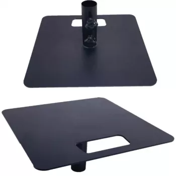 Square Adapter Base DNA HEAD PLATE 1 – Stainless Steel 510 Mounting Plate, 24 x 24 mm
