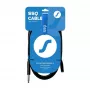 SSQ JSG5 - 3.5mm kuni 6.3mm Stereo Jack Audiokaabel, 5m, Must