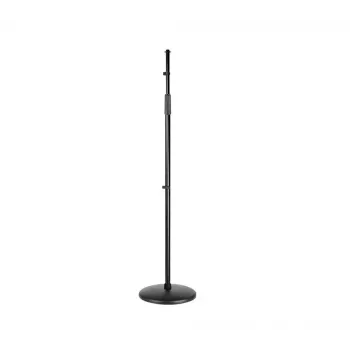 SSQ MS2 Sirge Mikrofonistatiiv - Must, 900-1600 mm, Ümmargune Malmjalus