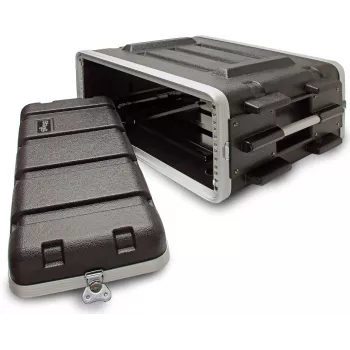 Stagg ABS 4U Rack Case - 19-tolline ABS Rackmount Transpordikohver esi- ja tagakaantega