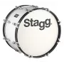 Stagg MABD-2012 marssimisbassitrumm 20 tolli x 12 tolli valge