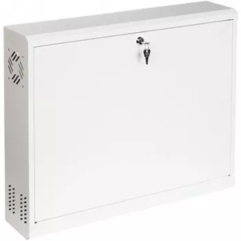 STALFLEX CR19-2U-130-W Seinale paigaldatav riiulikapp 2U 130mm Valge