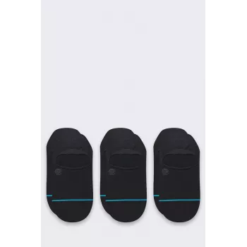 Stance Icon No Show 3 paari madalad sokid mustad 3 paari