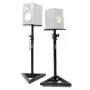 STAND4ME MON 1 MKII 2 monitorialuse komplekt - teleskoopne kõrguse reguleerimine 800-1300 mm, teras, must, 20 kg koormus