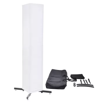 STAND4ME TOWER SET Liigutatava Peaga Alus - Must Terasest Modulaarne Valgustustorn