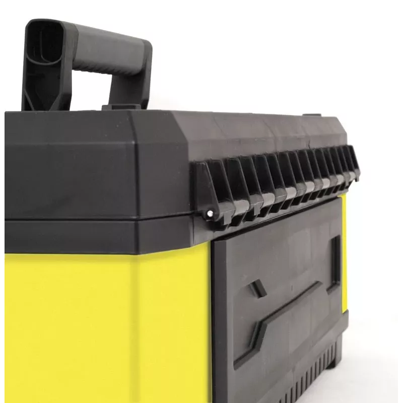 Stanley 1-95-614 Väikeste osade/tööriistakast, metall/plast, must/kollane