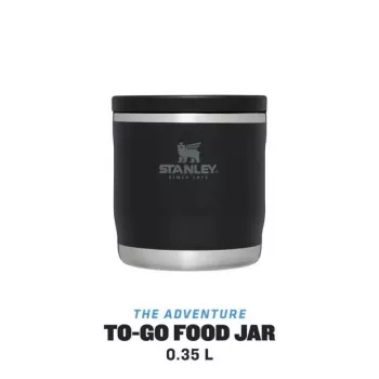 STANLEY Adventure To-Go vaakumisoleeritud toidupurk 0,35L must