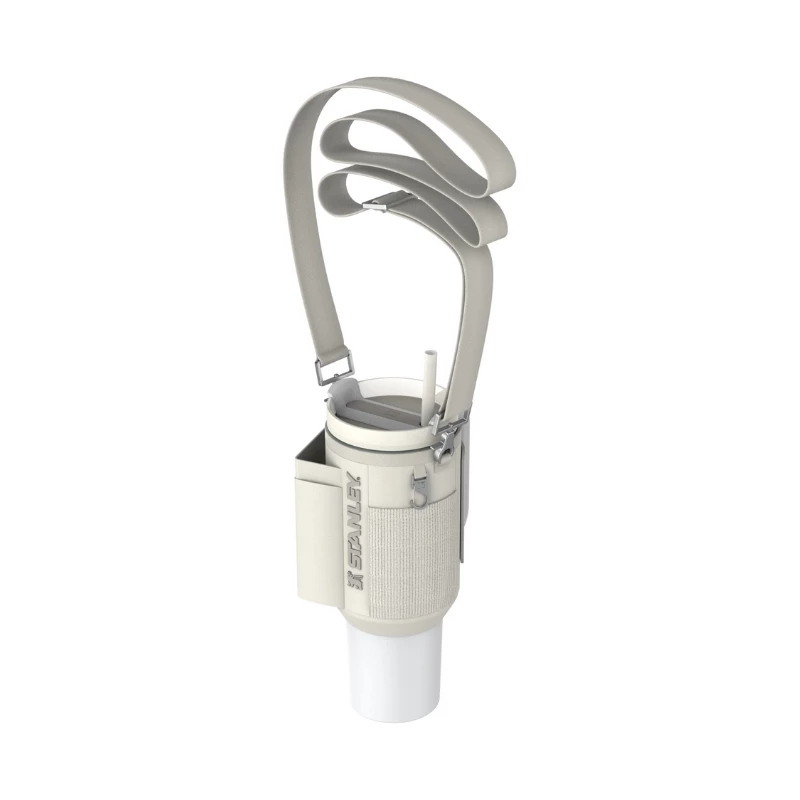 STANLEY kandekott The All-Day Quencher Carry-All 1,18L termoskruusile kõrrega, kreemjas