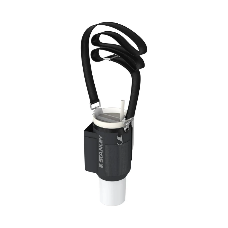 STANLEY kandekott The All-Day Quencher termokruusile kõrrega 1,18L must
