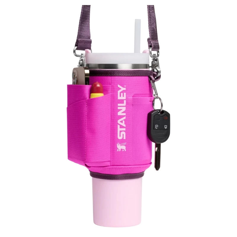 STANLEY kandev ümbris termoskruusile kõrrega The All-Day Quencher Carry-All 1,18L lilla