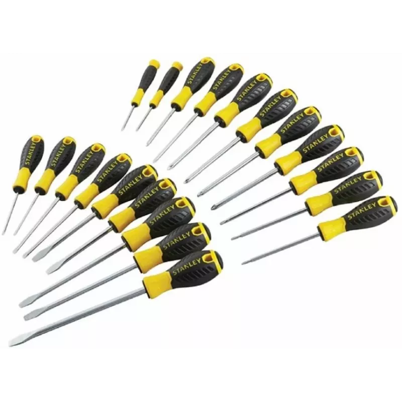 STANLEY Essential Kruvikeerajate Komplekt 20 Tükki