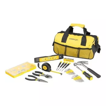 Stanley FatMax 16-osaline tööriistakomplekt kollases avatud suuga kotis