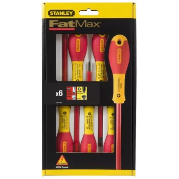 Stanley FATMAX 6-osaline isoleeritud pilu- ja ristpeakomplekt