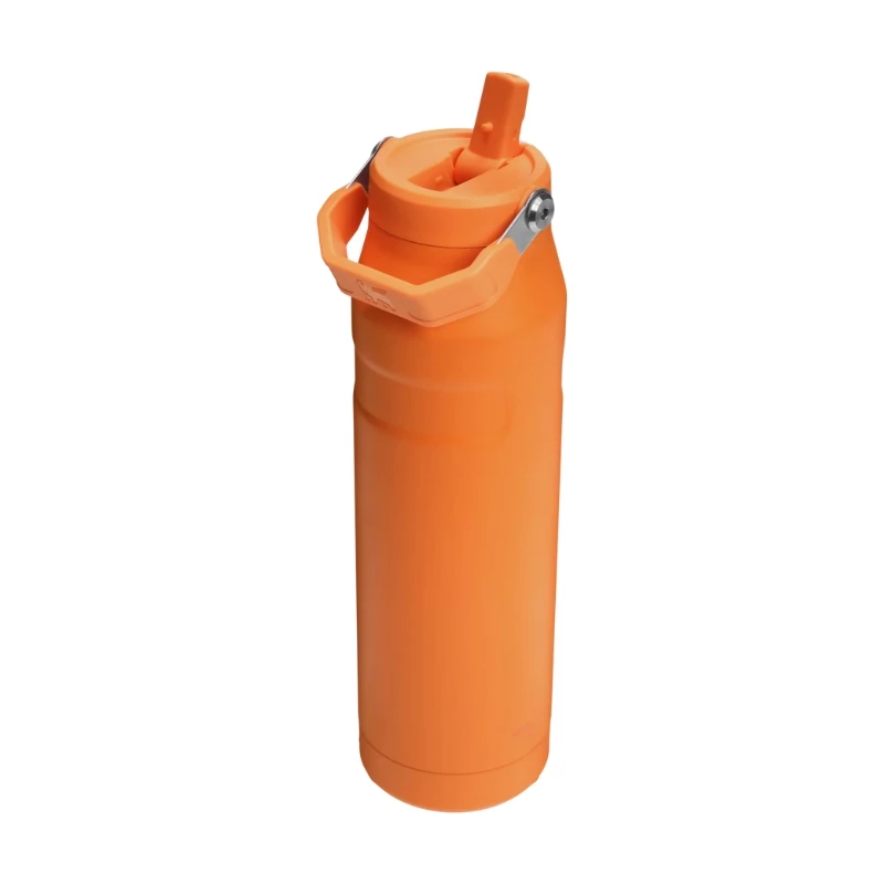 STANLEY IceFlow Bottle Flip Straw 2.0 1,06L Oranž - Lekkekindel klapiga kõrs kaas, kahekihilise vaakumisolatsiooniga roostevabast terasest termospudel