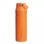 STANLEY IceFlow Bottle Flip Straw 2.0 1,06L Oranž - Lekkekindel klapiga kõrs kaas, kahekihilise vaakumisolatsiooniga roostevabast terasest termospudel