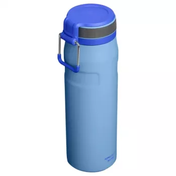 STANLEY IceFlow Bottle Twist Flip 0,71L helesinine vaakumisoleeritud roostevabast terasest veepudel kõrrega