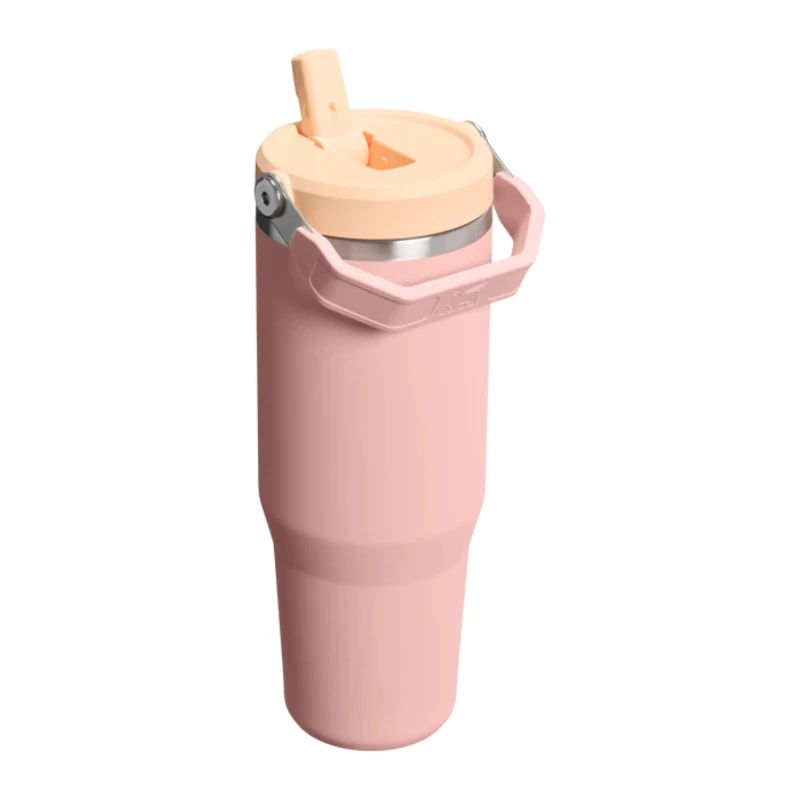 STANLEY IceFlow Flip Straw 2.0 termostass 0,89 l virsikuroosa