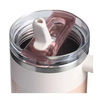 STANLEY Quencher ProTour Flip Straw termostass 1,18L helesinine roosa kaanega ja kõrrega