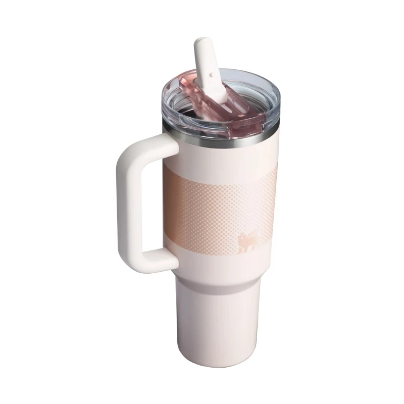 STANLEY Quencher ProTour Flip Straw termostass 1,18L helesinine roosa kaanega ja kõrrega
