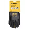 Stanley SY510L-QS töökindad, suurus L (9) - sünteetiline nahk peopesal, spandex seljaosa, neopreen mansett, EN 388 sertifitseeritud, must/kollane