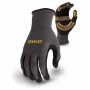 Stanley SY510L-QS töökindad, suurus L (9) - sünteetiline nahk peopesal, spandex seljaosa, neopreen mansett, EN 388 sertifitseeritud, must/kollane