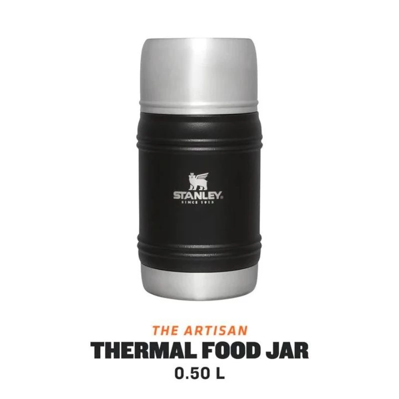 STANLEY The Artisan termostoidunõu 0,5 l must - vaakumisoleeritud roostevaba teras, lekkekindel, 6h kuum / 12h külm