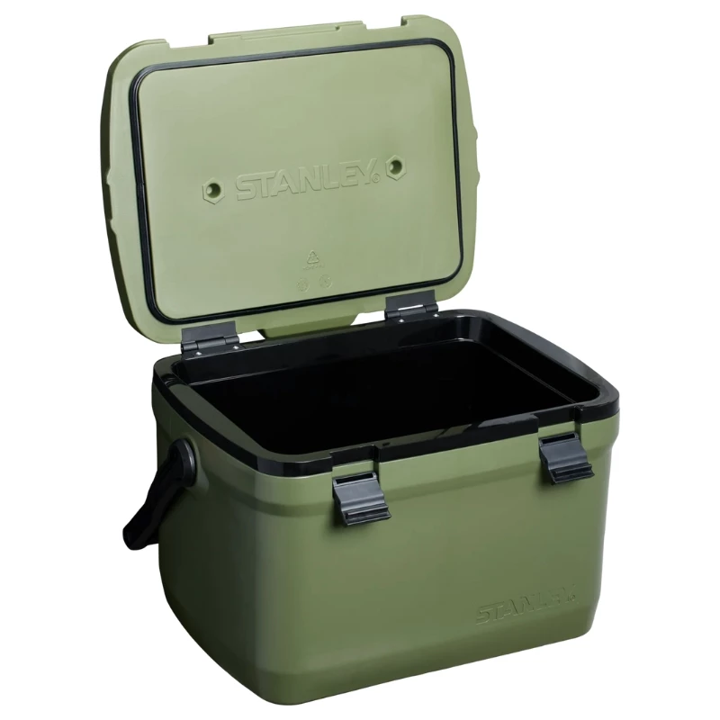 STANLEY The Easy-Carry Outdoor Cooler 15.1L tume roheline