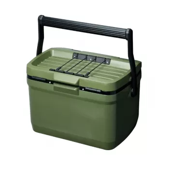 STANLEY The Easy-Carry Outdoor Cooler 15.1L tume roheline
