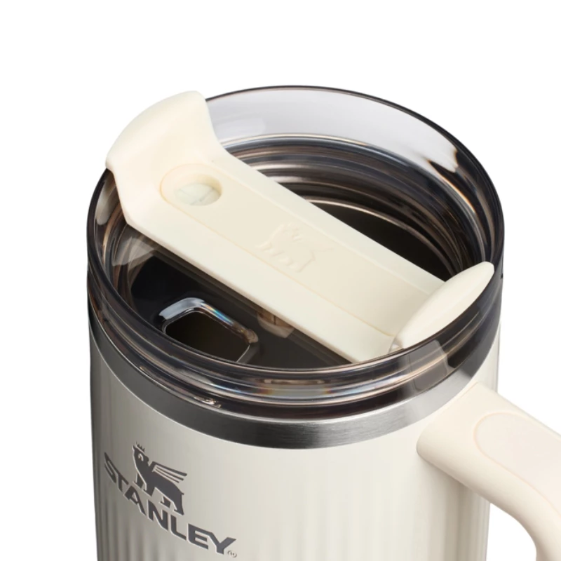 STANLEY The Quencher H2.0 Fluted Tumbler 1,18L läikiv kreemjas kõrrega