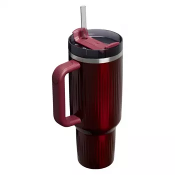 STANLEY The Quencher H2.0 Fluted Tumbler 1,18L läikiv tumepunane termostass kõrrega