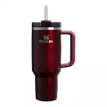 STANLEY The Quencher H2.0 Fluted Tumbler 1,18L läikiv tumepunane termostass kõrrega