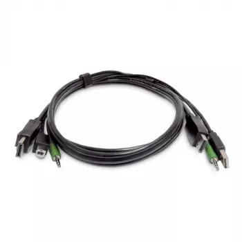 StarTech.com 1,8 m DisplayPort KVM-kaabel USB 2.0 ja 3,5 mm heliga – TAA nõuetele vastav