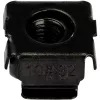 StarTech.com 10-32 puurimutrid serveririiulitele - 50 pakk, must, TAA vastav