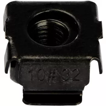 StarTech.com 10-32 puurimutrid serveririiulitele - 50 pakk, must, TAA vastav