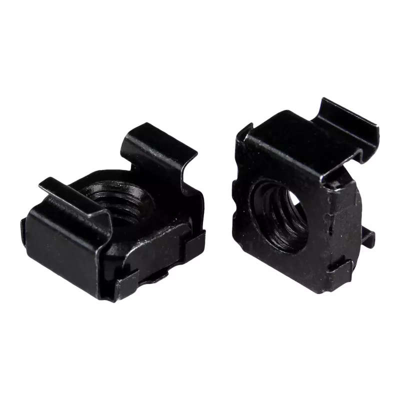 StarTech.com 10-32 puurimutrid serveririiulitele - 50 pakk, must, TAA vastav