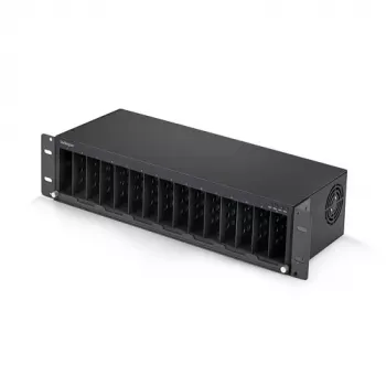 StarTech.com 15-Slot Media Chassis with 4-Bay SATA RAID Storage, USB 3.0, TAA Compliant