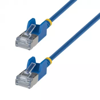 StarTech.com 1m Ultra Slim Cat6a UTP Patch Cable - Blue - Snagless RJ45