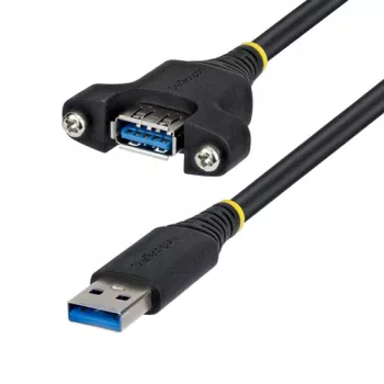 StarTech.com 2 m USB 3.0 Type-A pikenduskaabel, isane kuni emane paneelikinnitusega (USBPNLAFAM2M)