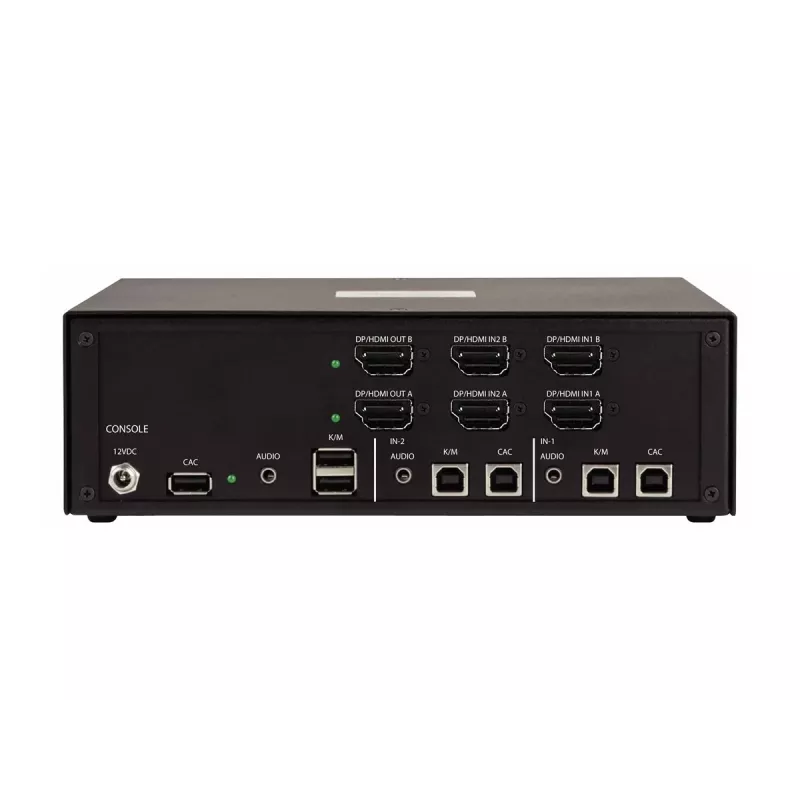 StarTech.com 2-pordiline DVI-I KVM-lüliti heli ja USB-jaoturiga (CK4-HP202C)