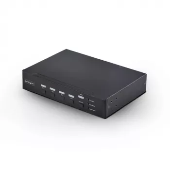StarTech.com 4-Port DVI-I KVM Switch with Audio and USB 2.0 Hub