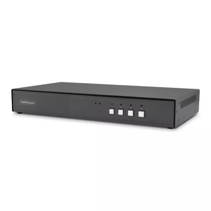 StarTech.com 4-pordiline KVM-lüliti heli ja USB-jaoturiga - DVI-I, 1920x1200, kiirklahvid