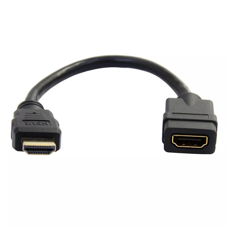 StarTech.com 6-tolline HDMI pikenduskaabel, lühike - 4K 30Hz, kullatud, must