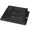 StarTech.com 8 Port PoE+ Gigabit Ethernet Managed Industrial Switch with 2 SFP Ports - Wall Mountable with Front Access
