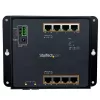 StarTech.com 8 Port PoE+ Gigabit Ethernet Managed Industrial Switch with 2 SFP Ports - Wall Mountable with Front Access