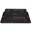 StarTech.com 8 Port PoE+ Gigabit Ethernet Managed Industrial Switch with 2 SFP Ports - Wall Mountable with Front Access