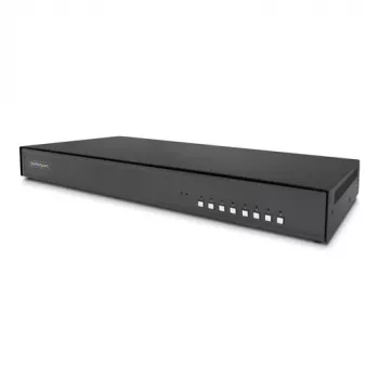 StarTech.com 8-pordiline turvaline KVM-lüliti 4K DisplayPortiga, TAA nõuetele vastav, NIAP PP4.0, kahe monitoriga