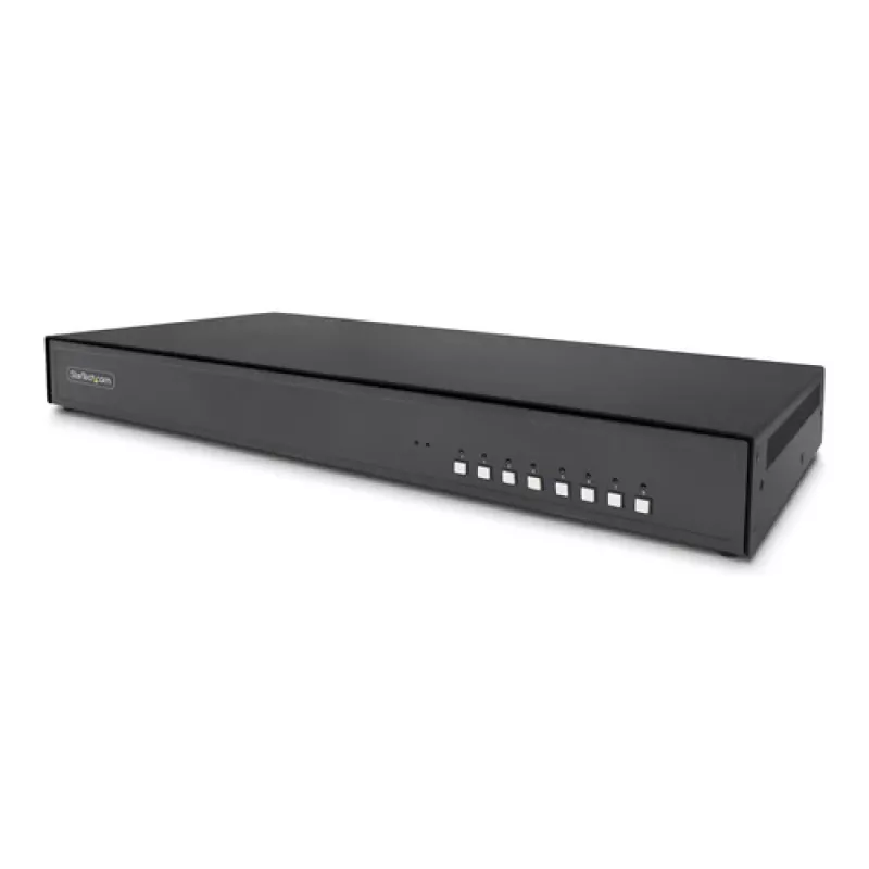 StarTech.com 8-pordiline turvaline KVM-lüliti 4K DisplayPortiga, TAA nõuetele vastav, NIAP PP4.0, kahe monitoriga