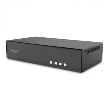 StarTech.com Secure 4-Port Dual Monitor 4K DisplayPort KVM Switch USB 3.0 Hubi ja heliga
