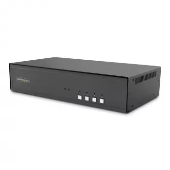 StarTech.com Secure 4-Port Dual Monitor 4K DisplayPort KVM Switch USB 3.0 Hubi ja heliga